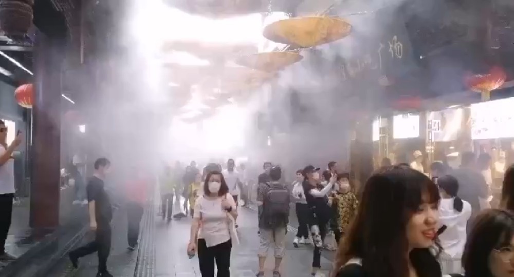 小吃街霧森降溫系統(tǒng)